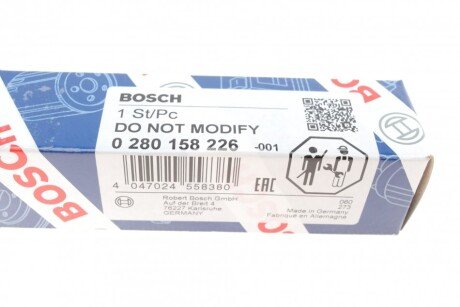 Форсунка бензинова bosch 0 280 158 226