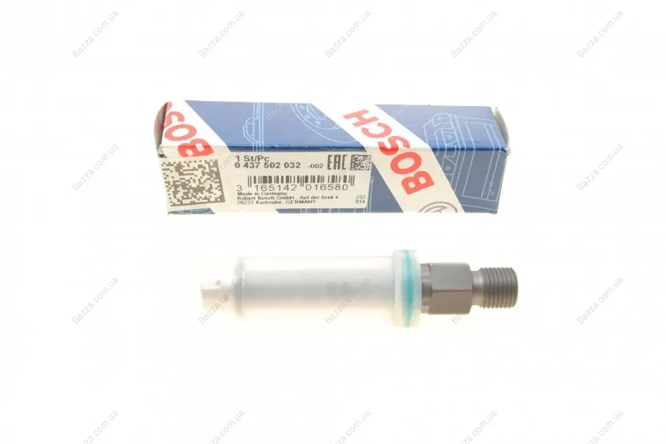 Форсунка бензинова (с уплот.Кільцями) Audi 1,8-2,3 VW (мел Bosch 0437502032 (фото 1)