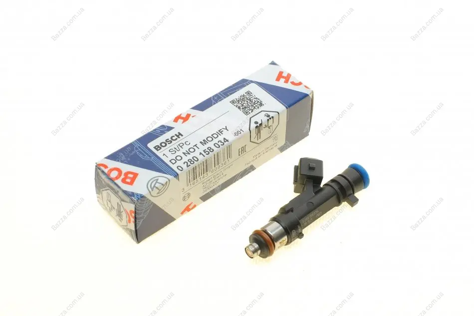 Форсунка бензиновая RENAULT LOGAN 1.4/1.6i, SANDERO, LARGUS (пр-во) bosch 0280158034