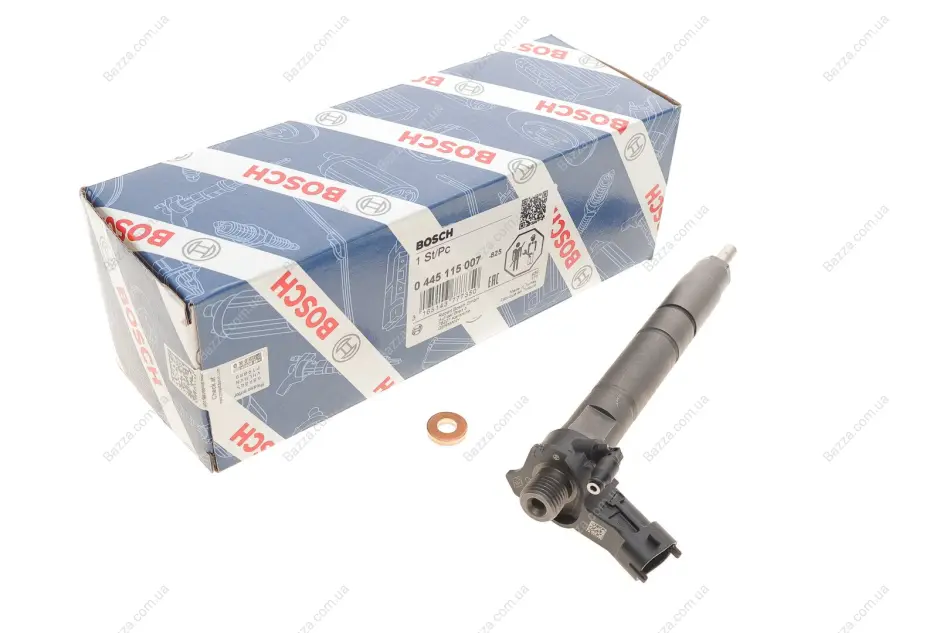 Форсунка паливна Common Rail Nissan X-Trail 2.0 dCI 2006.09-/Opel Vivaro/Renault Trafic 2.0 CDTI 2006.08- bosch 0 445 115 007