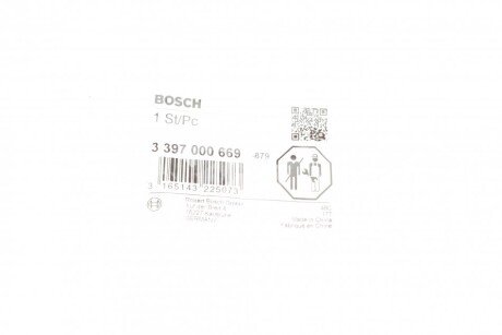 Форсунка стеклоомывателя для очистки стекла bosch 3397000669
