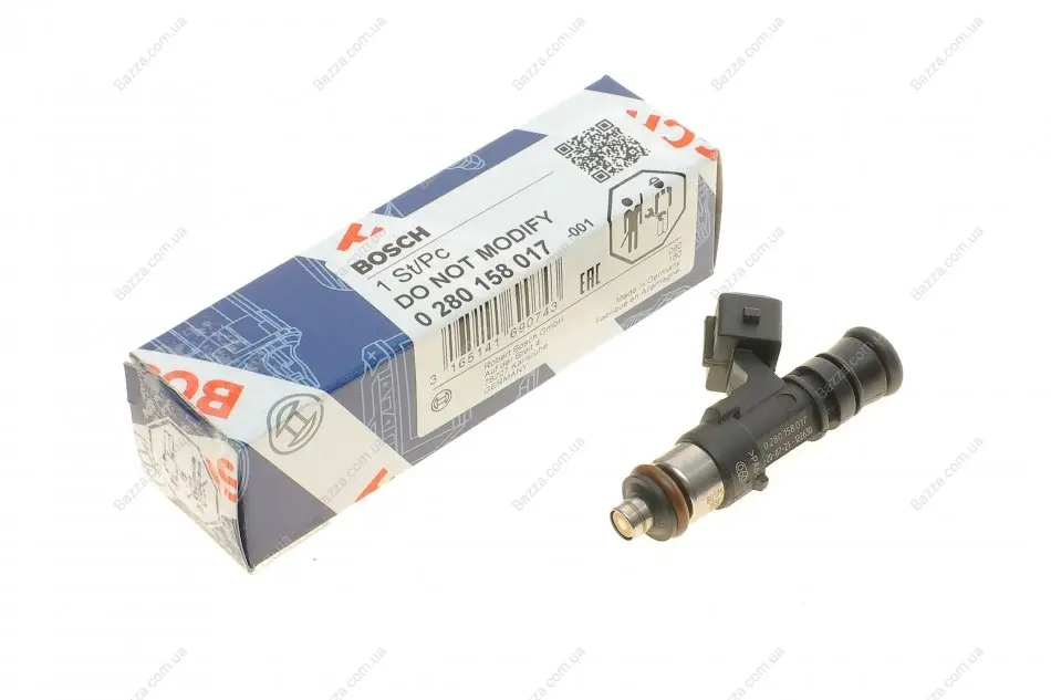 Форсунка ВАЗ-2110, 2123, 1118 V8 кл. ЕВРО-2,3 (пр-во BOSCH) bosch 0280158017