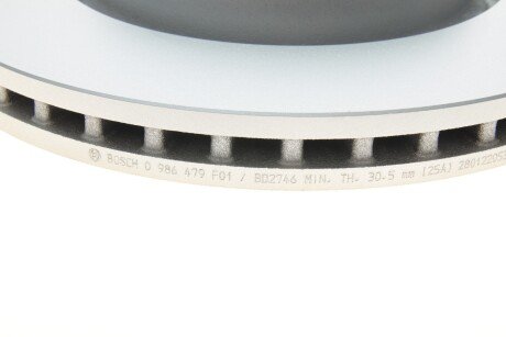 Вентильований гальмівний диск bosch 0986479F01
