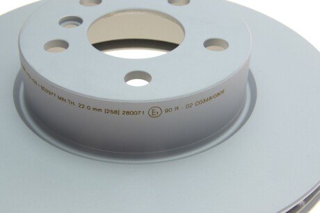 Вентилируемый тормозной диск bosch 0986479H33