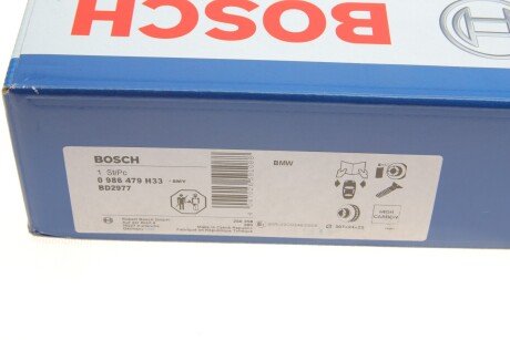 Вентилируемый тормозной диск bosch 0986479H33