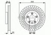 Вентилируемый тормозной диск bosch 0986479A33