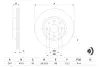 Гальмiвнi диски Bosch 0986479W68 (фото 1)
