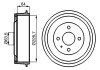 Гальмiвний барабан bosch 0 986 477 012