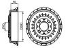 Гальмiвний барабан bosch 0 986 477 146