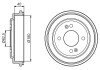 Гальмівний барабан bosch 0 986 477 216