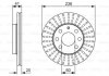 Вентильований гальмівний диск bosch ""0986479840"