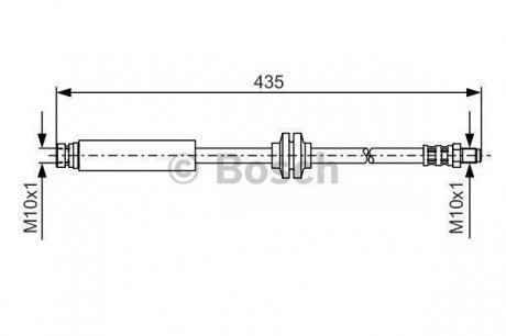 Тормозной шланг bosch 1 987 476 182