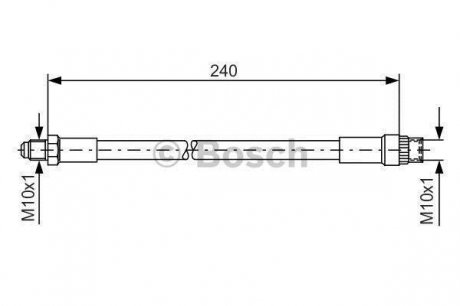 Гальмівний шланг bosch 1 987 476 421