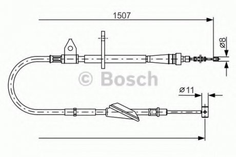 Гальмiвний трос bosch 1 987 477 995