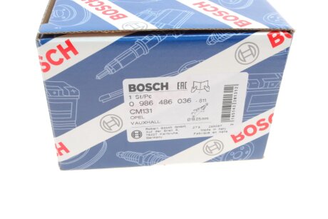 Головний циліндр зчеплення bosch 0986486036