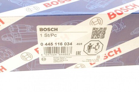 Інжектор пєзоелектричний bosch 0445116034