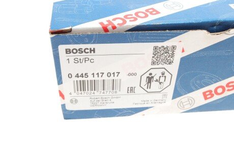 Інжектор пєзоелектричний bosch 0 445 117 017