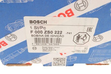 Катушка (модуль) зажигания bosch F 000 ZS0 222