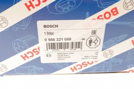 Котушка зажигания (пр-во) bosch 0 986 221 058