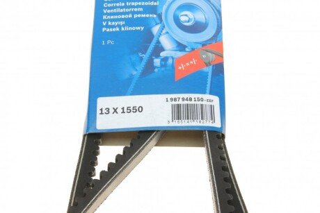 Приводной ремень генератора bosch 1987948150