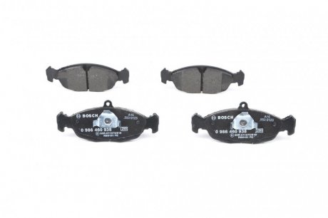 Передние тормозные колодки bosch 0986460938