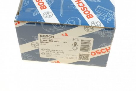 Колодки ручного (стоячого) гальма bosch 0 986 487 680