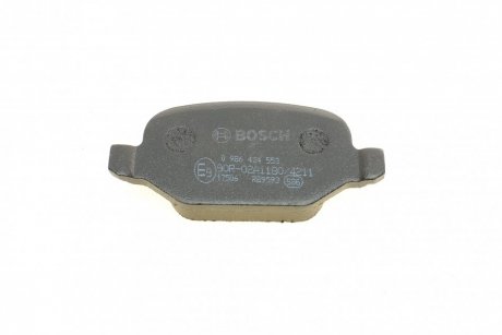 Задні тормозні (гальмівні) колодки bosch 0 986 424 553