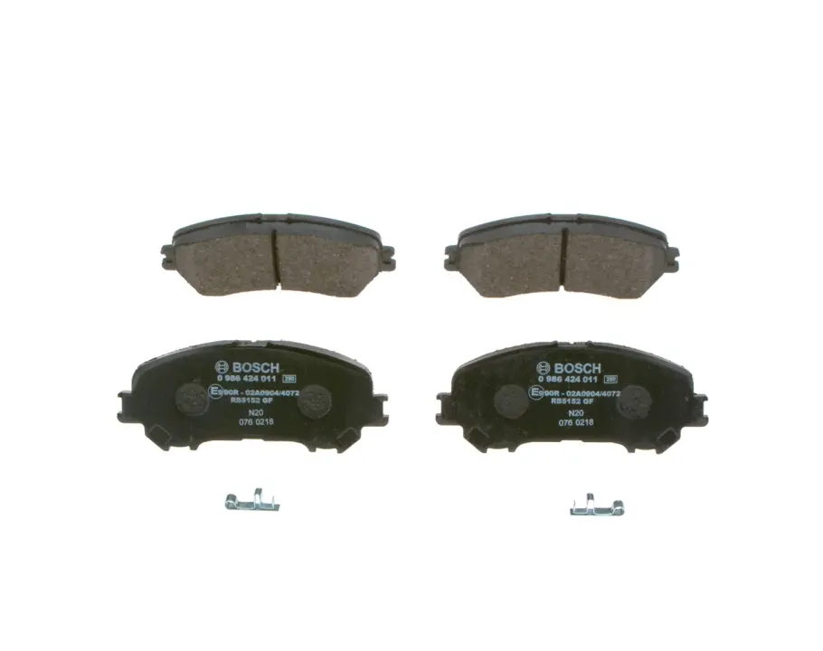 Передние тормозные колодки bosch 0986424011