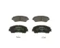 Передние тормозные колодки bosch 0986424011