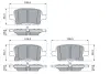 Колодки ручного (стоячого) тормоза bosch 0986424870