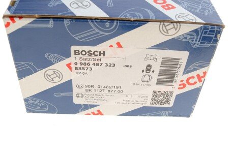 Колодки ручного (стоячого) тормоза bosch 0 986 487 323