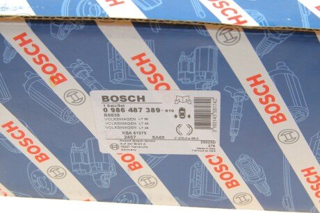 Колодки ручного (стоячого) гальма bosch 0 986 487 389