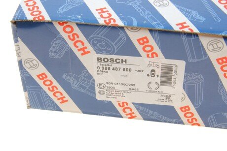 Колодки ручного (стоячого) тормоза bosch 0 986 487 600