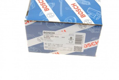 Колодки ручного (стоячого) тормоза bosch 0986487610