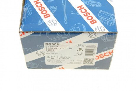 Колодки ручного (стоячого) гальма bosch 0986487611