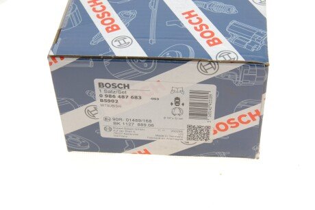 Колодки ручного (стоячого) гальма bosch 0 986 487 683