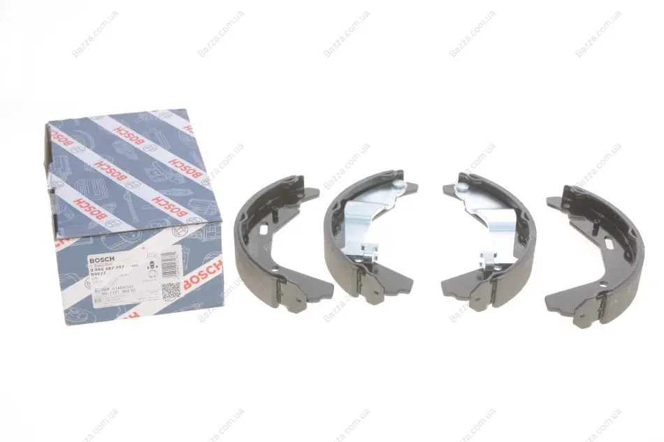 Колодки ручного (стоячого) гальма Bosch 0 986 487 707 (фото 1)