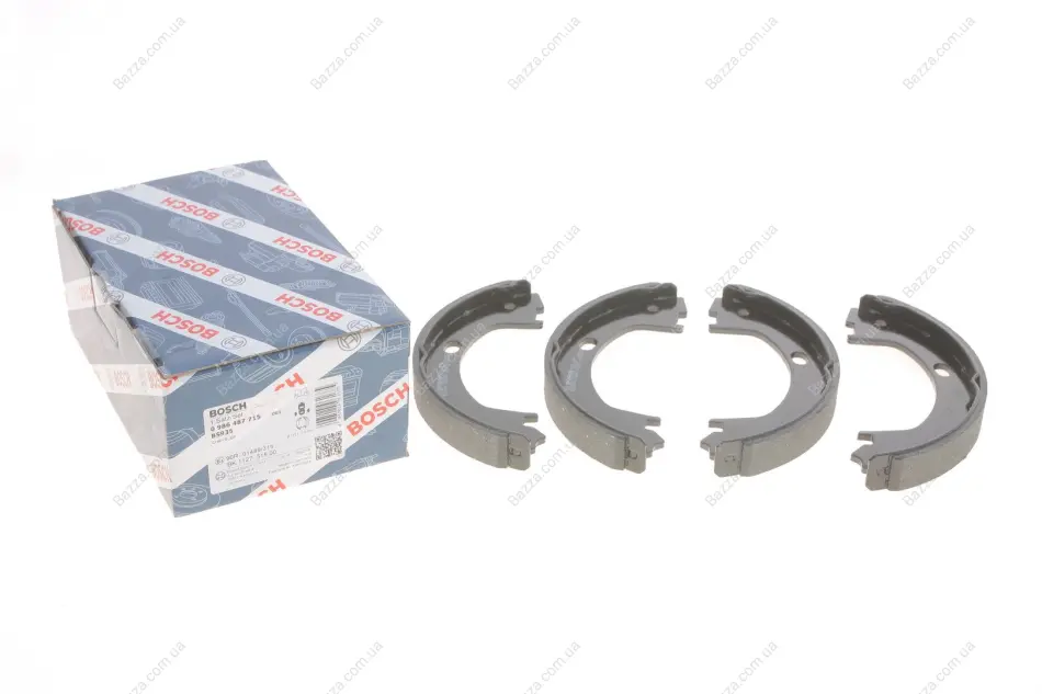 Колодки ручного (стоячого) гальма Bosch 0986487715 (фото 1)
