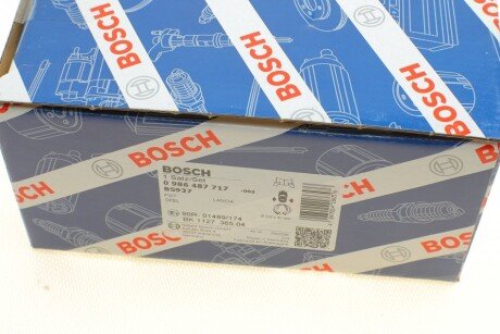 Колодки ручного (стоячого) тормоза bosch 0986487717