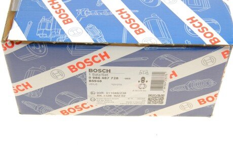 Колодки ручного (стоячого) тормоза bosch 0986487728