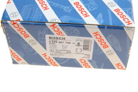 Колодки ручного (стоячого) тормоза bosch 0986487749