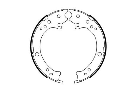 Колодки ручного (стоячого) гальма bosch 0986487765