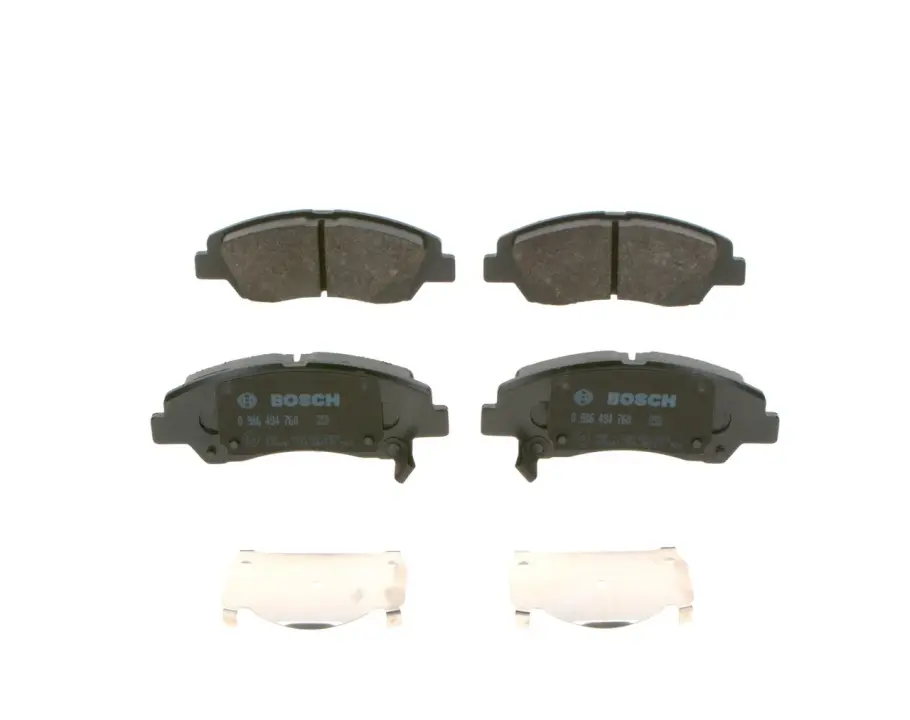 Передние тормозные колодки bosch 0986494760