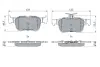 Колодки ручного (стоячого) гальма Bosch 0986494888 (фото 1)