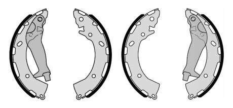 Колодки ручного (стоячого) тормоза bosch F026008023