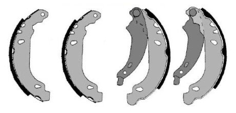 Колодки ручного (стоячого) тормоза bosch F026004556