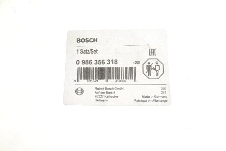 Высоковольтные провода для свечей зажигания bosch 0 986 356 318