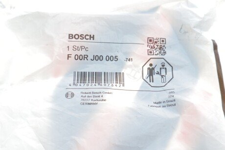 Комплект клапанов, инжектор CR PSA JUMPER/DUCATO/IVECO 2,8JTD bosch F00RJ00005