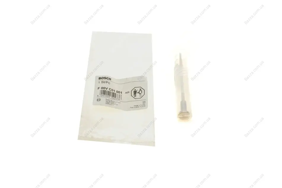 Комплект клапанов на форсунку Common Rail DB Vito 2,2CDI OM611 99- Bosch F00VC01001 (фото 1)