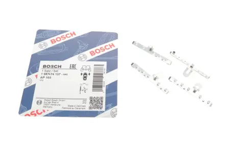 Комплект крепления тормозных колодок bosch 1 987 474 137